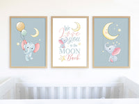 poster set van 3, drieluikposter, poster bestellen, muurposter, wandposter, poster set, poster babykamer, muurdecoratie kinderkamer, dieren poster kinderkamer, decoratie kinderkamer, geboorteposter, baby poster, poster olifant, poster met tekst, poster