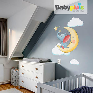 Muurschildering babykamer, muurschildering kinderkamer, babykamer muurschildering, muurtekening babykamer, kinderkamer muurschildering