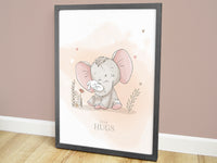 geboorte poster, geboorteposter, babykamer posters, dieren posters babykamer, dieren poster kinderkamer, kinderposter, kinderposters, poster kinderkamer, poster babykamer, hippe kraamcadeaus, muur decoratie babykamer, poster olifant, babykado, muurposter