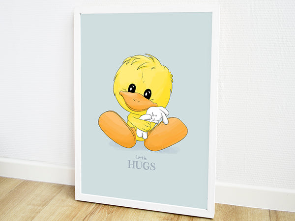 geboorte poster, geboorteposter, babykamer posters, dieren posters babykamer, dieren poster kinderkamer, kinderposter, kinderposters, poster kinderkamer, poster babykamer, hippe kraamcadeaus, muur decoratie babykamer, poster eend, babykado, muurposter