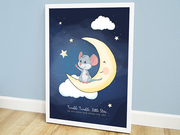 geboorte poster, geboorteposter, babykamer posters, dieren posters babykamer, dieren poster kinderkamer, kinderposter, kinderposters, poster kinderkamer, poster babykamer, hippe kraamcadeaus, muur decoratie babykamer, poster maan, babykado, muurposter