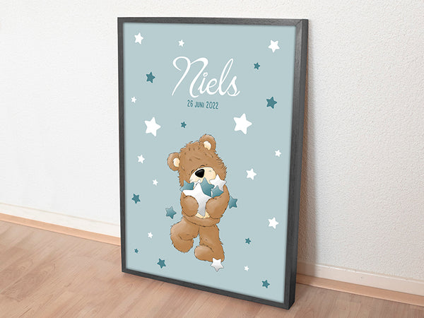 geboorte poster, geboorteposter baby, babykamer posters, dieren posters babykamer, dieren poster kinderkamer, kinderposter, kinderposters, gepersonaliseerd poster, persoonlijke poster, hippe kraamcadeaus, baby kraamcadeaus, poster voor kinderkamer, baby