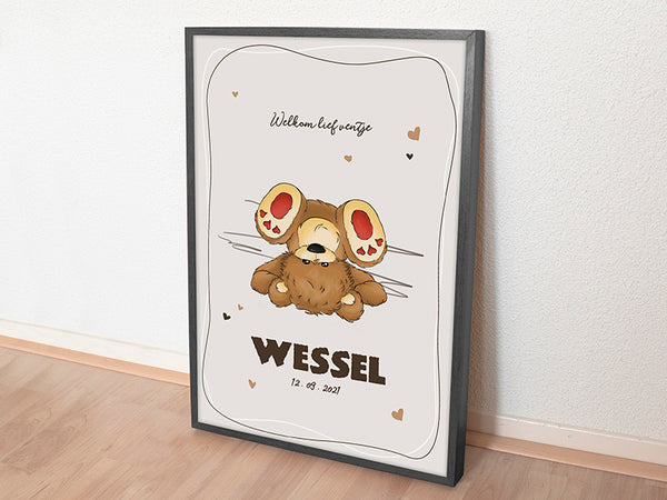 geboorte poster, geboorteposter baby, babykamer posters, dieren posters babykamer, dieren poster kinderkamer, kinderposter, kinderposters, gepersonaliseerd poster, persoonlijke poster, hippe kraamcadeaus, baby kraamcadeaus, poster voor kinderkamer, baby