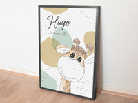 geboorte poster, geboorteposter baby, babykamer posters, dieren posters babykamer, dieren poster kinderkamer, kinderposter, kinderposters, gepersonaliseerd poster, persoonlijke poster, hippe kraamcadeaus, baby kraamcadeaus, poster voor kinderkamer, baby