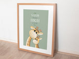 geboorte poster, geboorteposter baby, babykamer posters, dieren posters babykamer, dieren poster kinderkamer, kinderposter, kinderposters, gepersonaliseerd poster, persoonlijke poster, hippe kraamcadeaus, baby kraamcadeaus, poster voor kinderkamer, baby